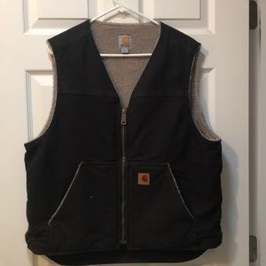 Brown carhartt vest
